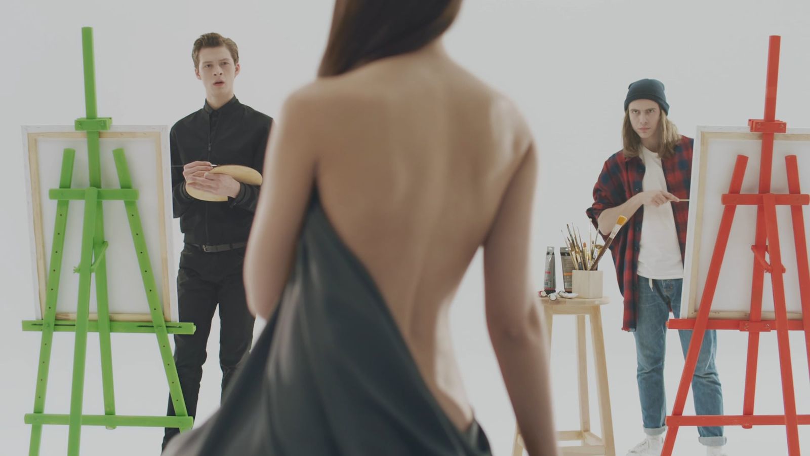Still from Lux commercials 2017 — Painters, Fridge and Dancers
